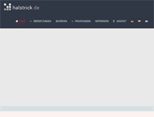 Tablet Screenshot of halstrick.de